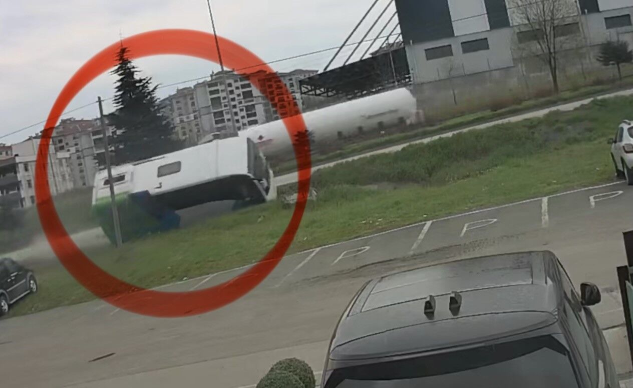 samsun haber: Samsun'da 15 kişinin yaralandığı kazanın görüntüleri ortaya çıktı!
