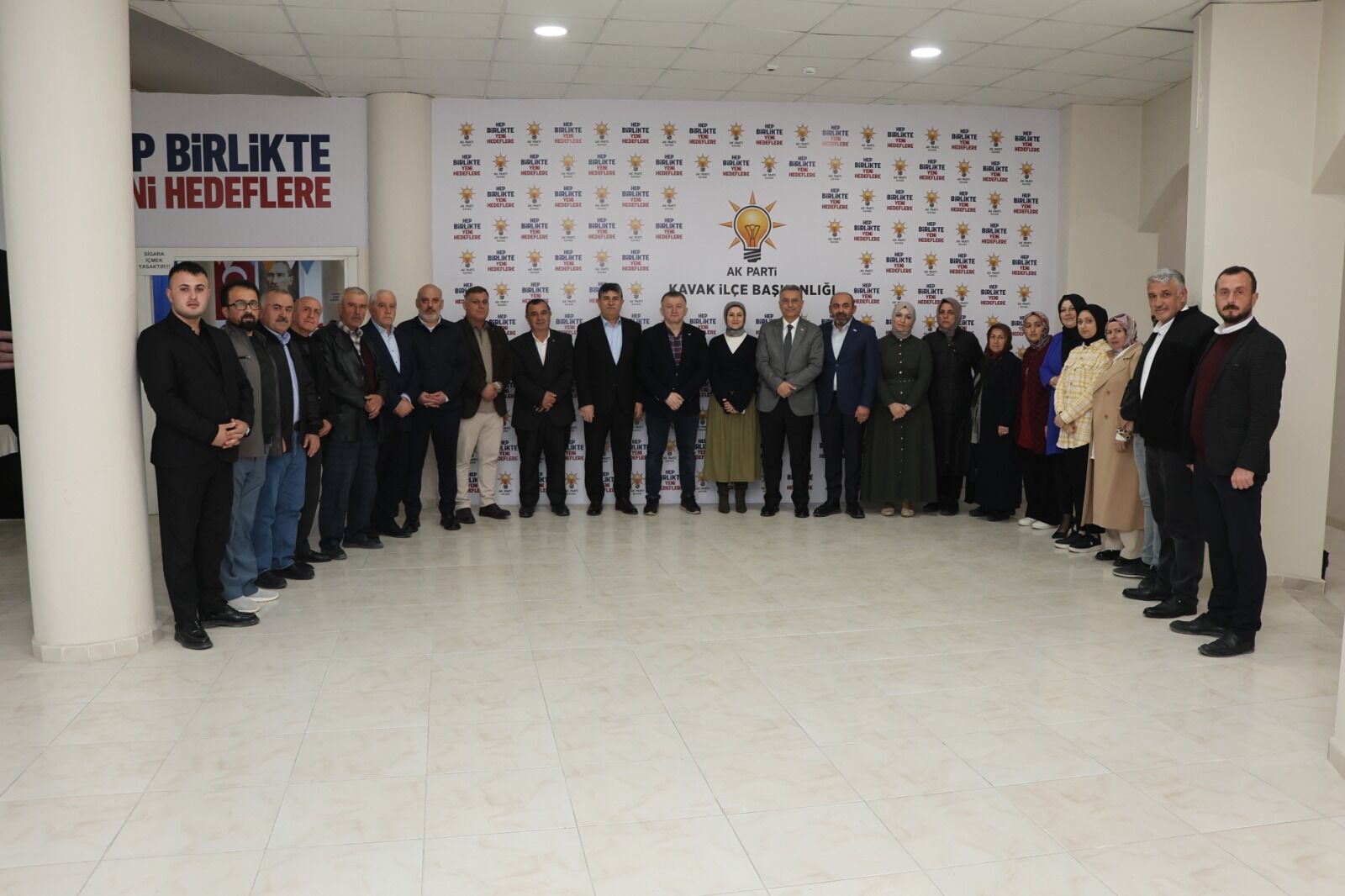 İlkadım’dan Kavak’a ziyaret: Teşkilatla istişare