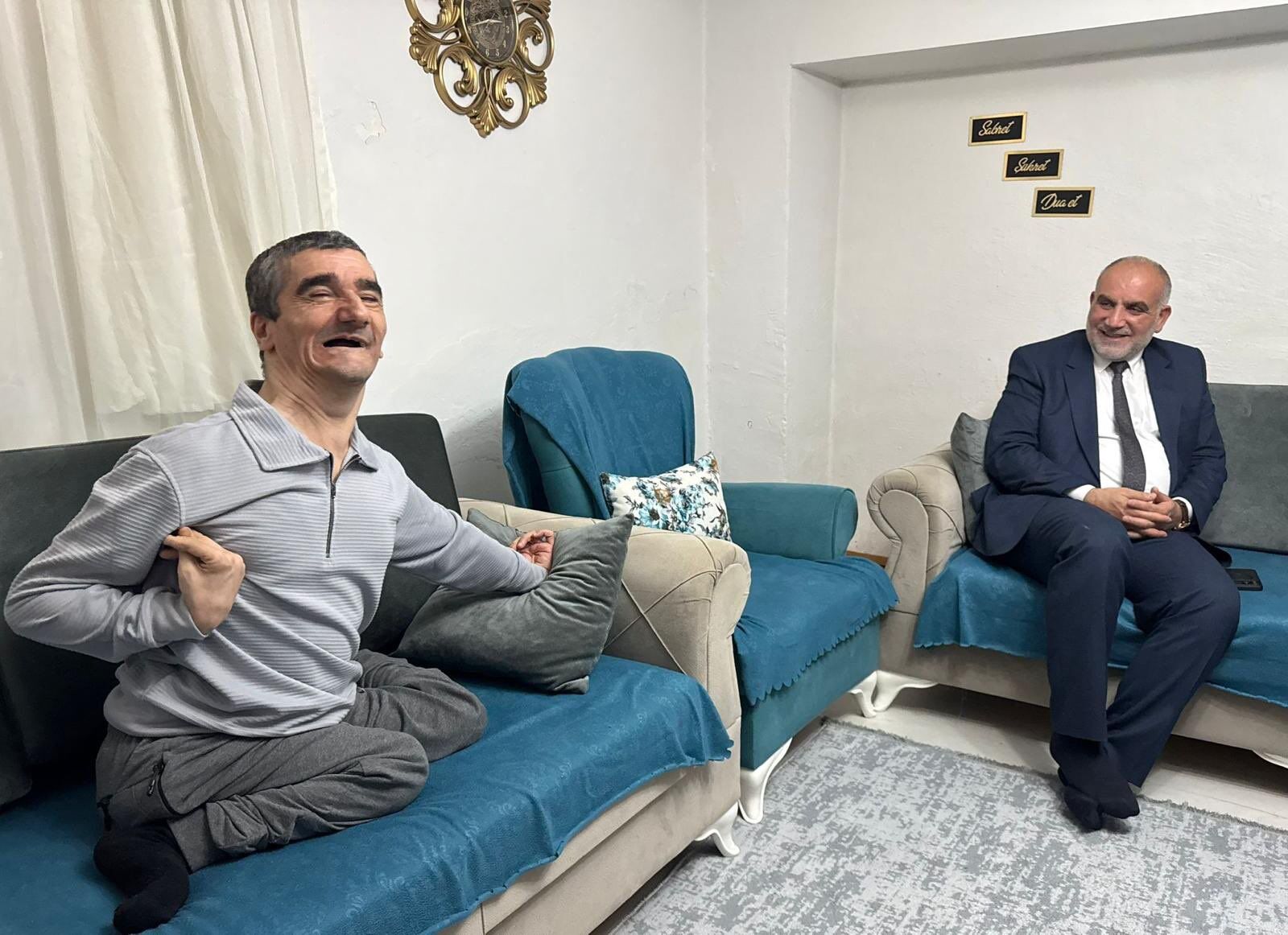 samsun haber: Baskan Ibrahim Sandikcidan Moral Ziyareti (2)