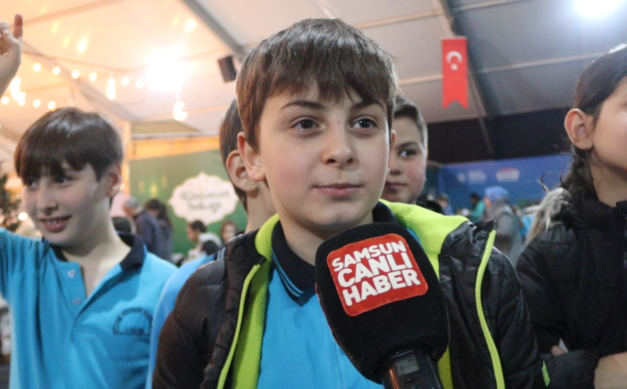 Samsun'da Ramazan Sokağı çocukların neşesiyle şenleniyor