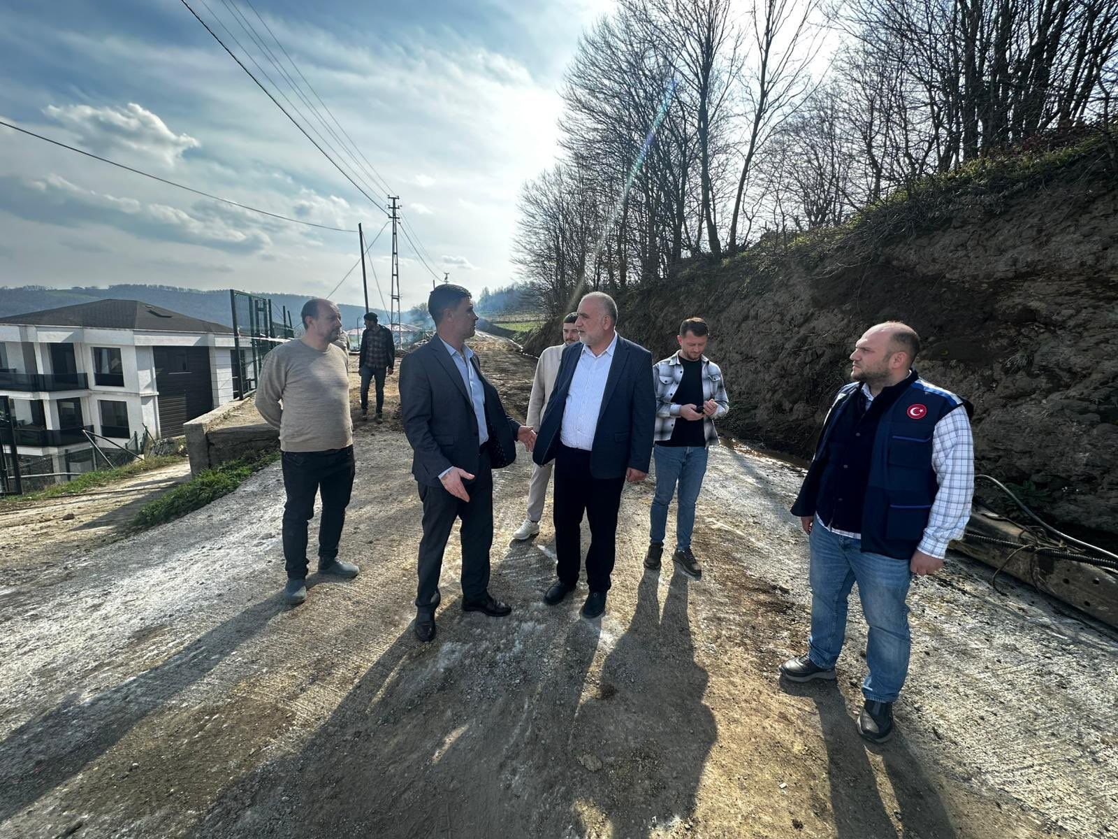  samsun haber: Canik’te yol genişletme çalışmaları sürüyor