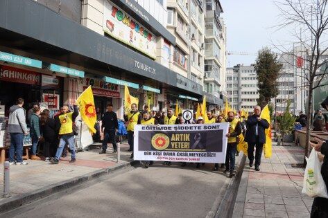 Samsun'da öğretmenler, Fatma Nur Çelik için eylemde