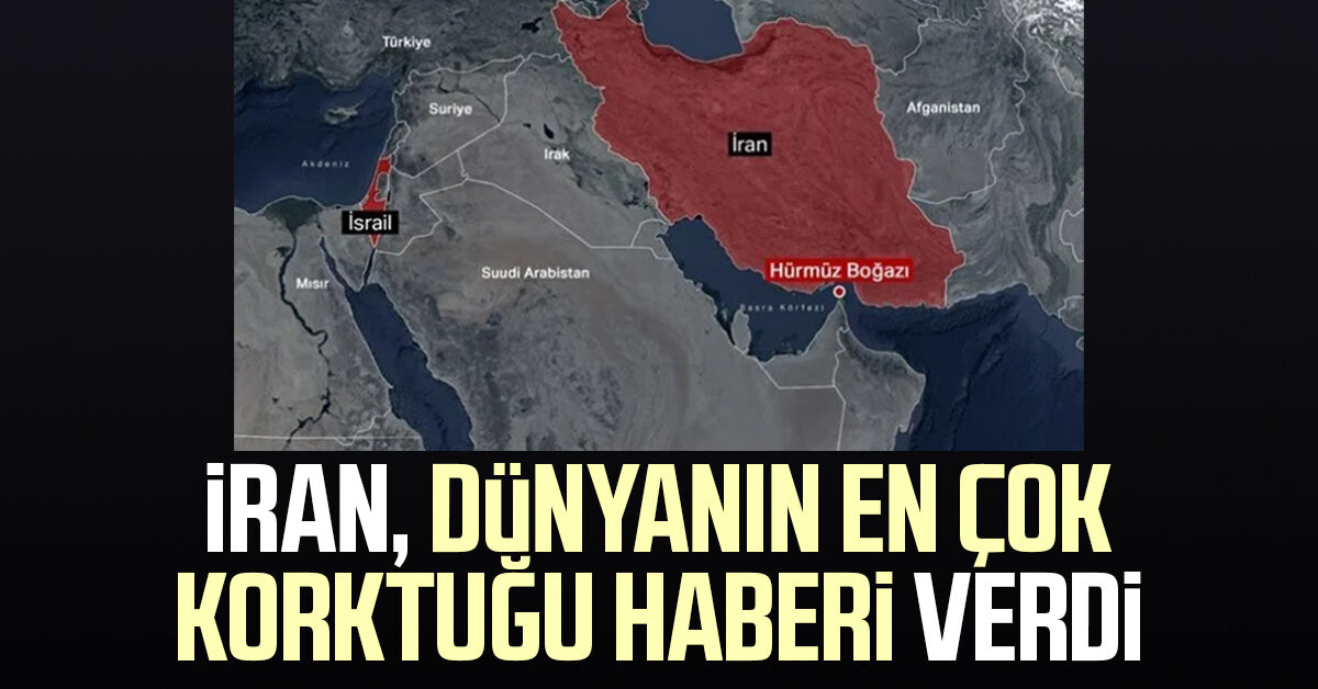 İran, Dünyanın en çok korktuğu haberi verdi