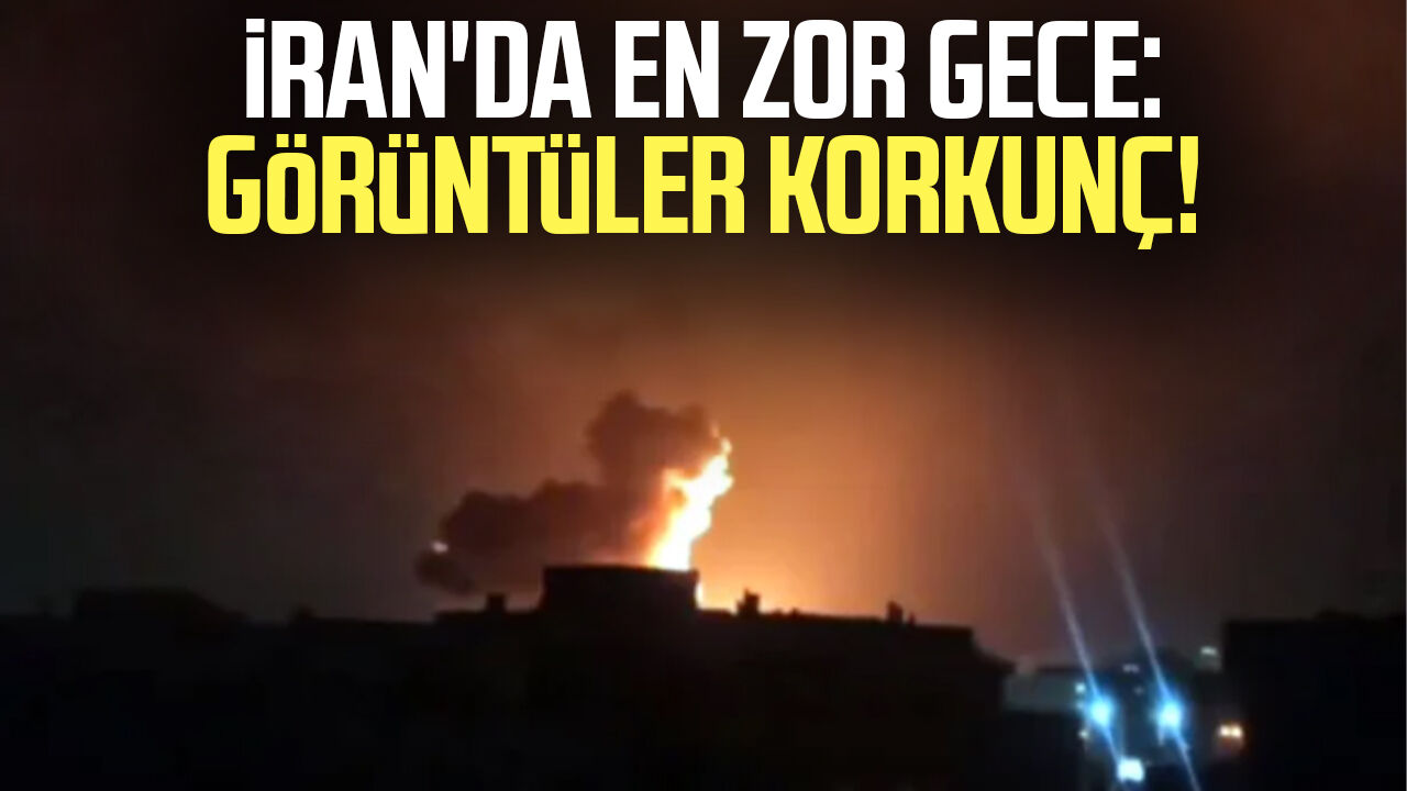 İran'da en zor gece: Görüntüler korkunç!