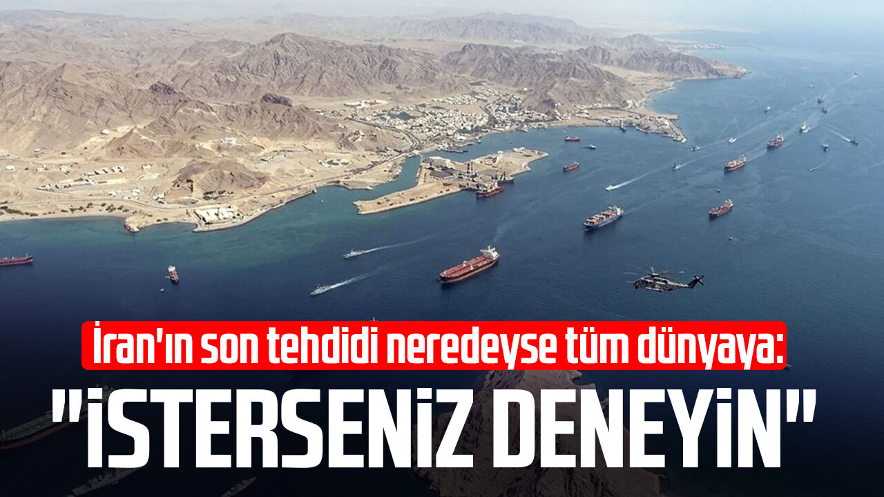 İran'ın son tehdidi neredeyse tüm dünyaya: "İsterseniz deneyin"