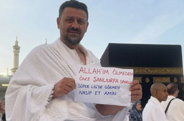 Kabe'yi ziyaret eden adam, dilek hakkını bakın neyden yana kullandı