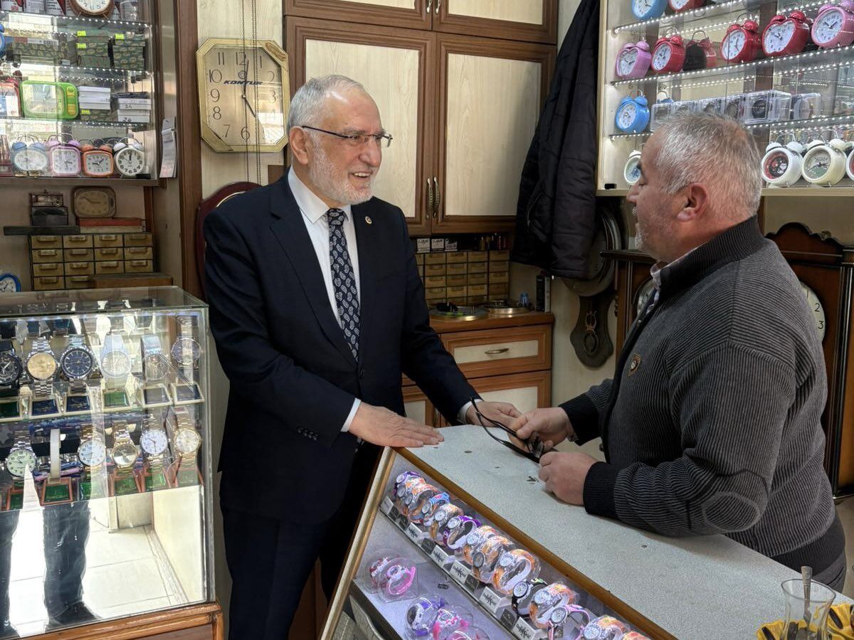 samsun haber... Mehmet Karaman Konyada Esnaf Ziyaretlerine Devam Ediyor (1)