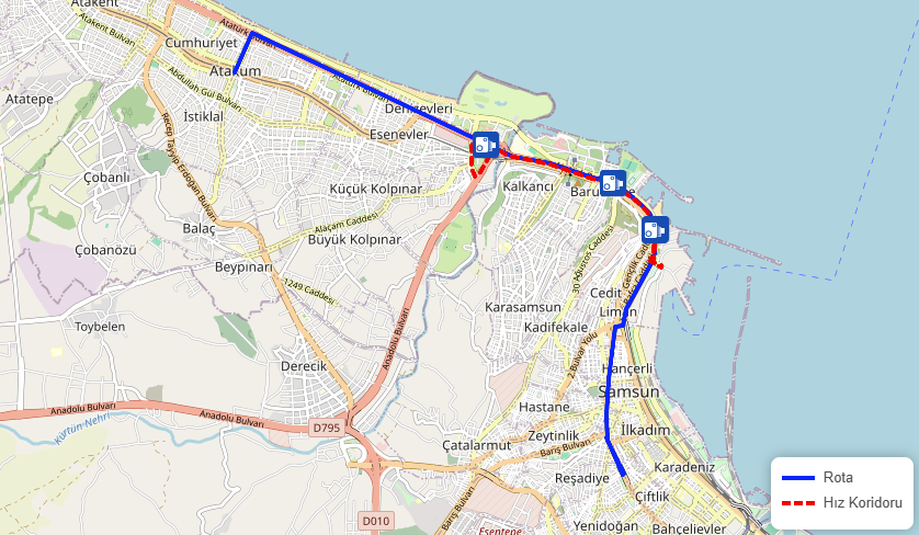 samsun haber: Samsun İlkadım ve Atakum arası radar noktaları!