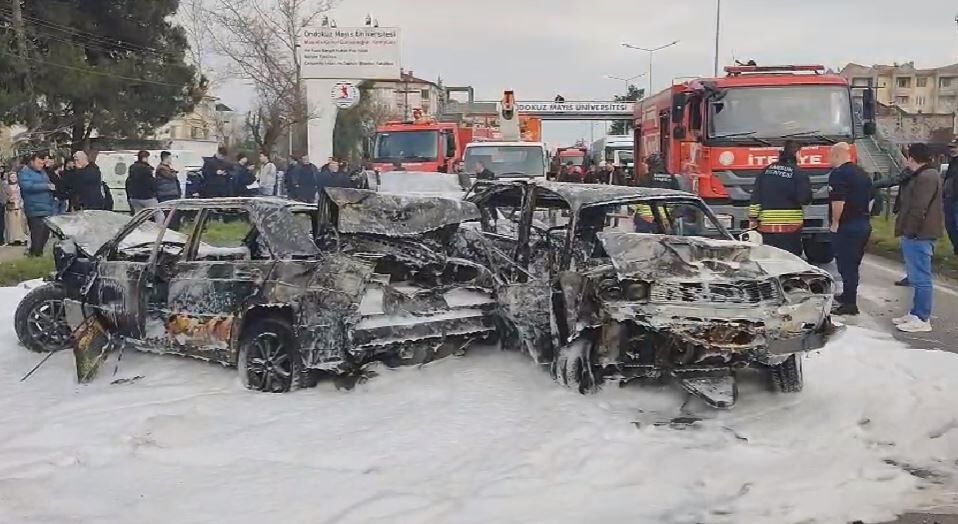 Samsunda Feci Kaza 5326