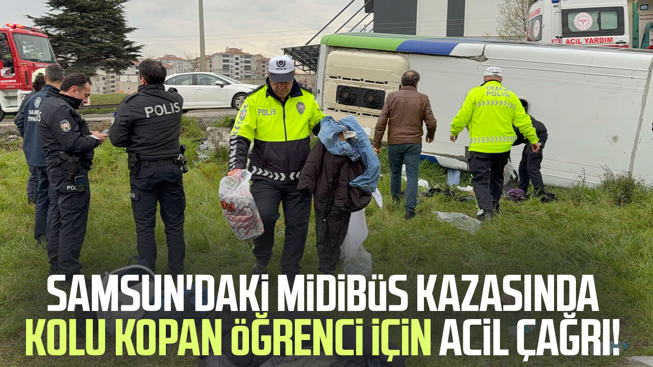 Samsun'da Kazada Kolu Kopan Mehmet Arda Er Için Kan Çağrısı!