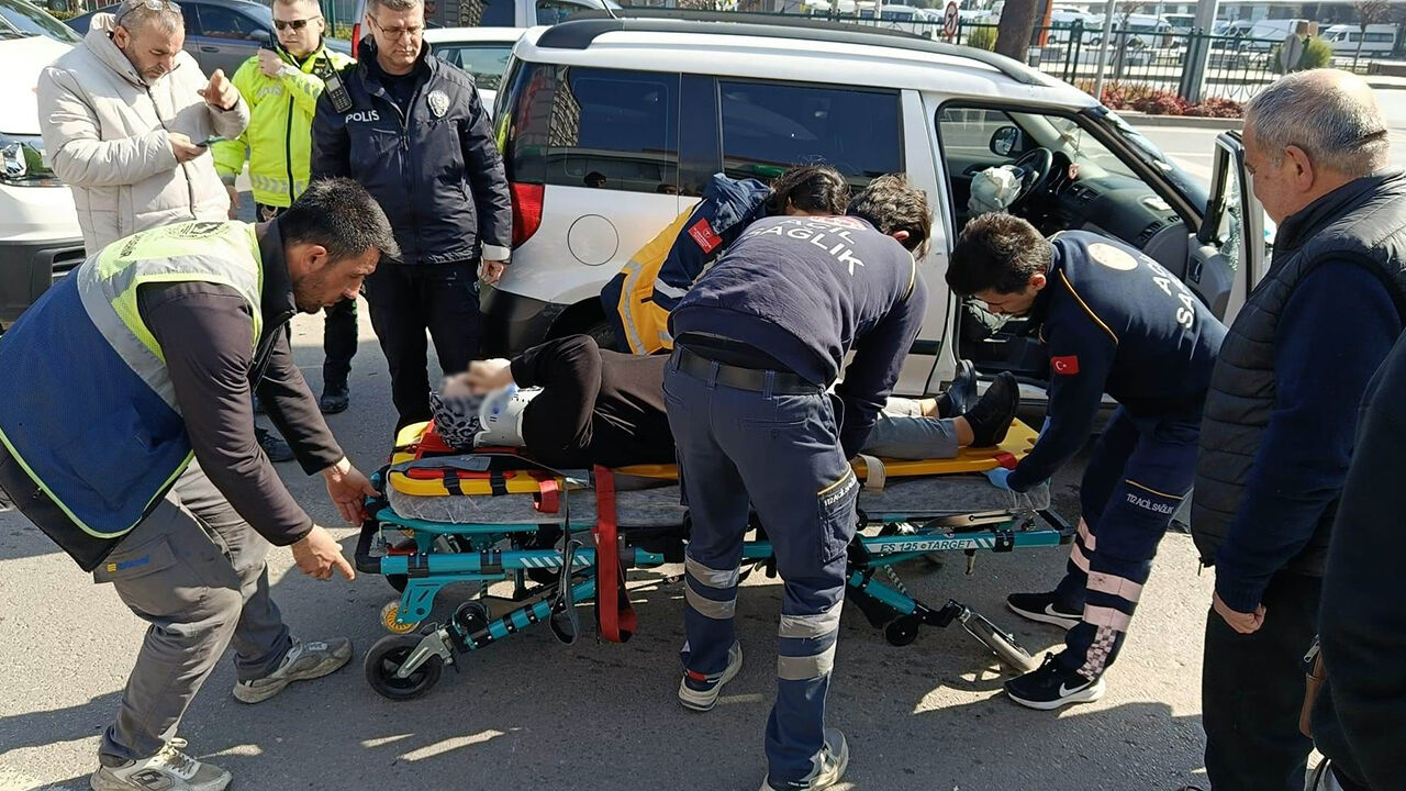 Samsunda Korkutan Kaza 12326