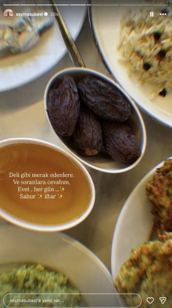 Samsunlu Şeyma Subaşı’ndan “oruç” açıklaması