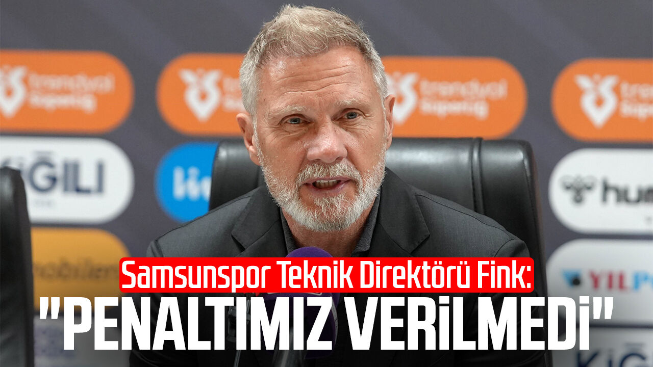 Samsunspor T.D. Thorsten Fink: "Penaltımız verilmedi"