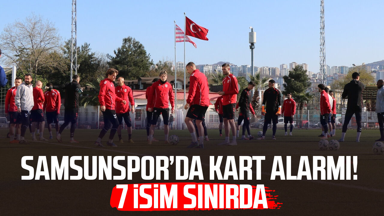 Samsunsporda Kart Alarmi 31326