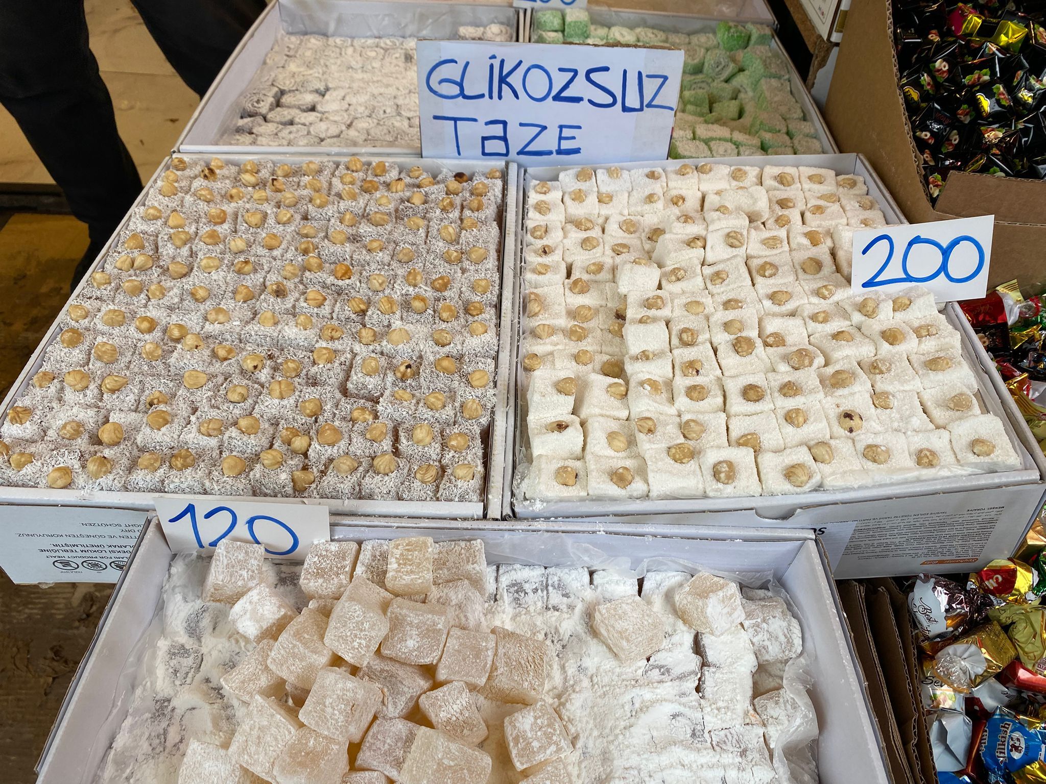 Samsun’da bayram alışverişi hareketliliği başladı! İşte şekerleme fiyatları 