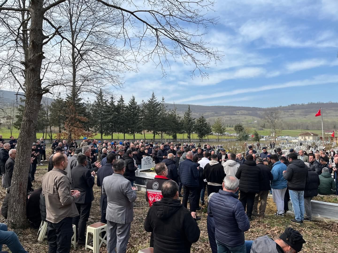 Samsun'da şehit Hüseyin Kaşka’nın babası Ali Kaşka son yolculuğuna uğurlandı!