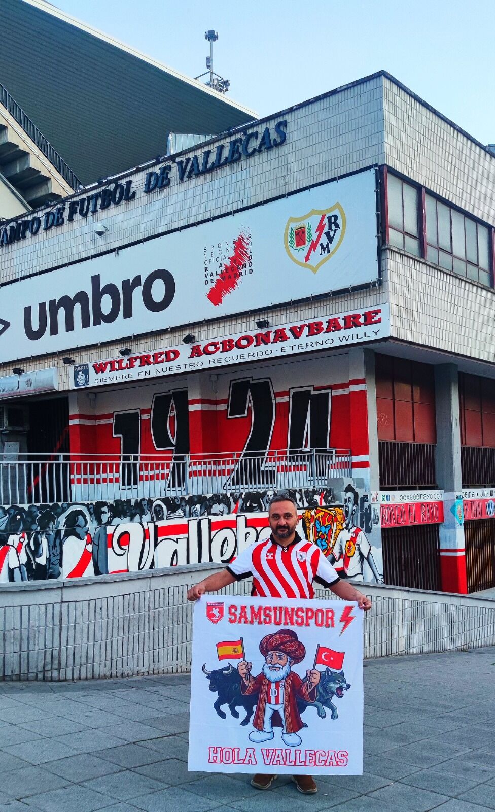 Madrid sokaklarında Samsunspor rüzgarı! 