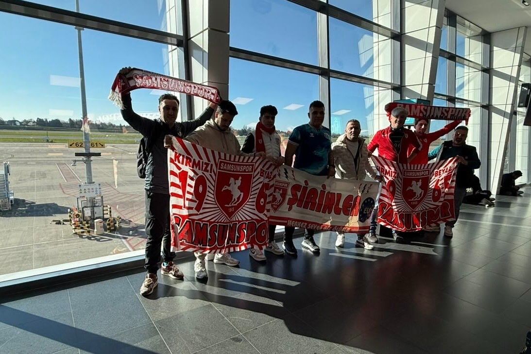 Madrid sokaklarında Samsunspor rüzgarı! 