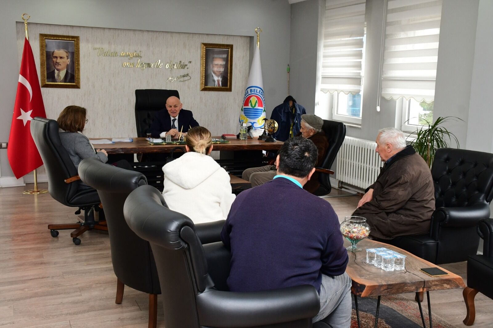 Terme'de halk günü: Başkan Şenol Kul talepleri tek tek not aldı