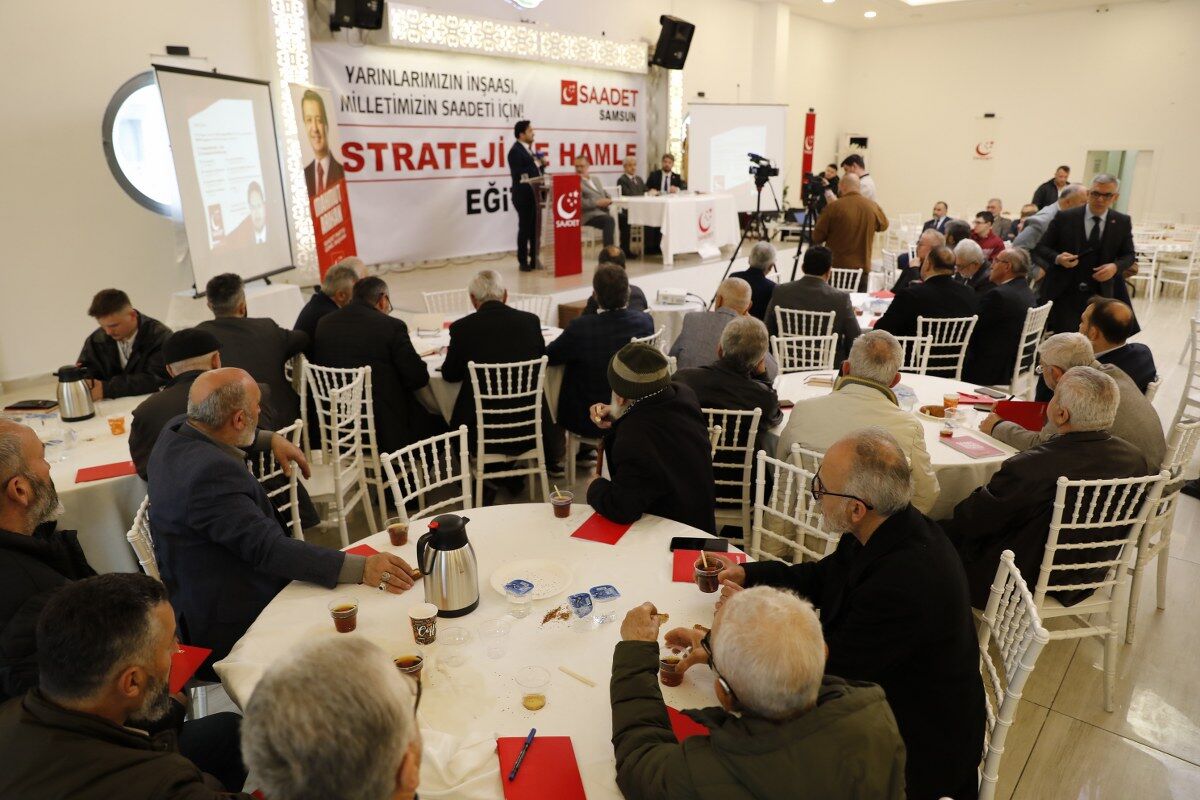 samsun haber Saadet Partisi Genel Başkan Yardımcısı Musa Öztürk Samsun'da konuştu 