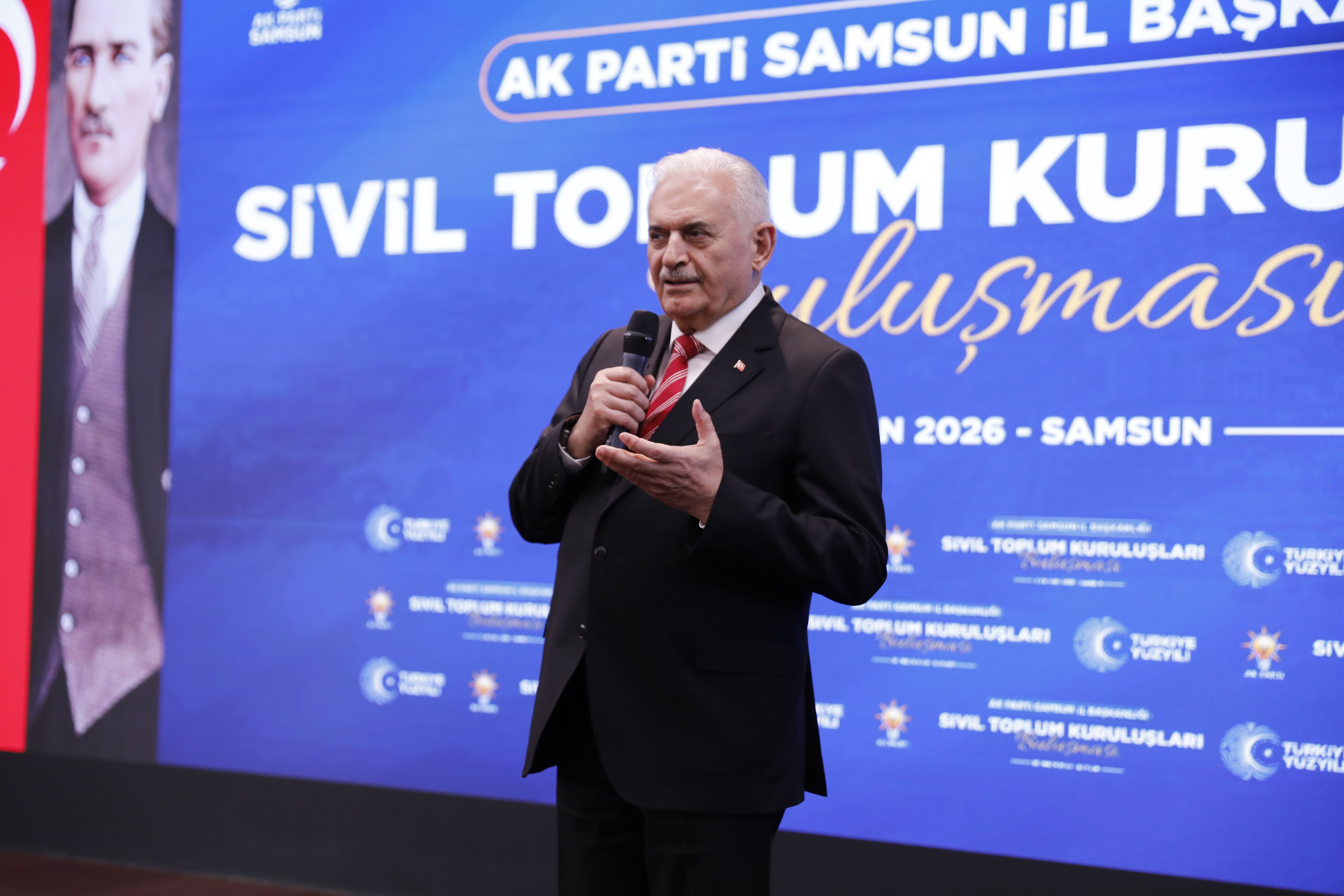 Eski Başbakan Binali Yıldırım Samsun’da konuştu: "Yeni yüzyıl Türklerin yüzyılı olacak"