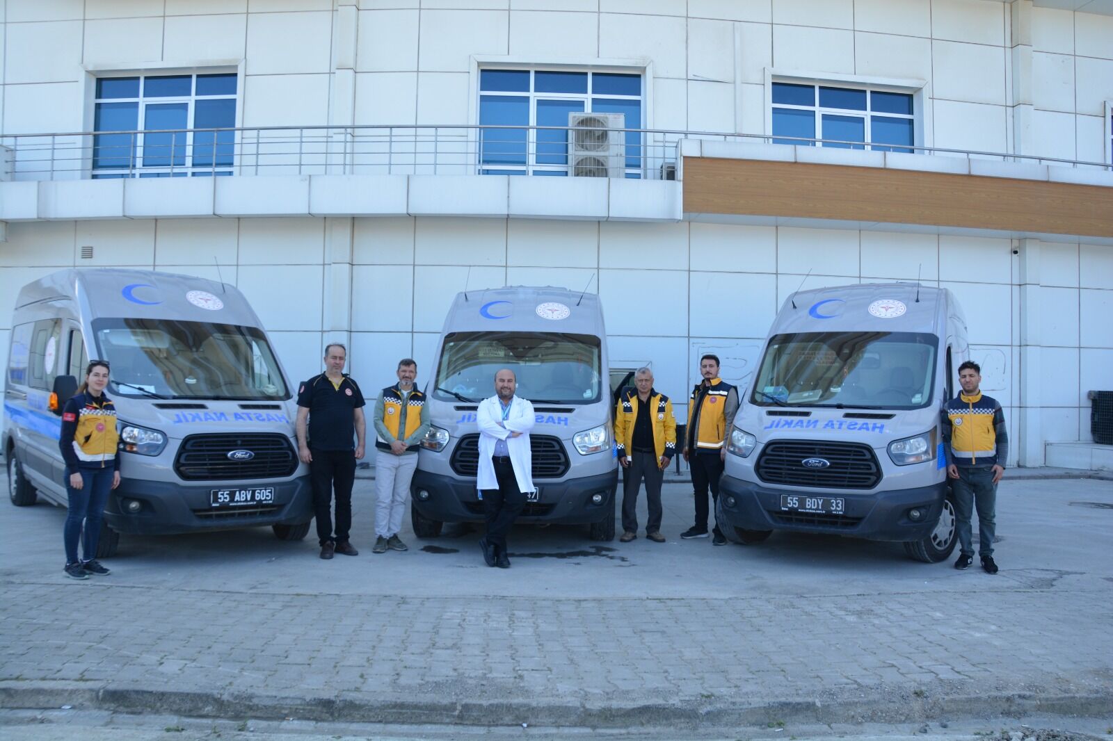 Bafra Devlet Hastanesi ambulans filosunu güçlendirdi