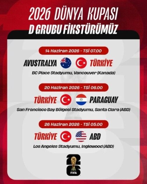 A Milli Takım'ın maç saatinde değişiklik
