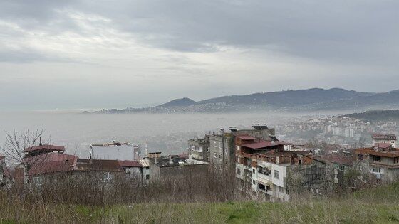 samsun haber: Yoğun sis Samsun'u esir aldı! Görüş mesafesi alarmı 