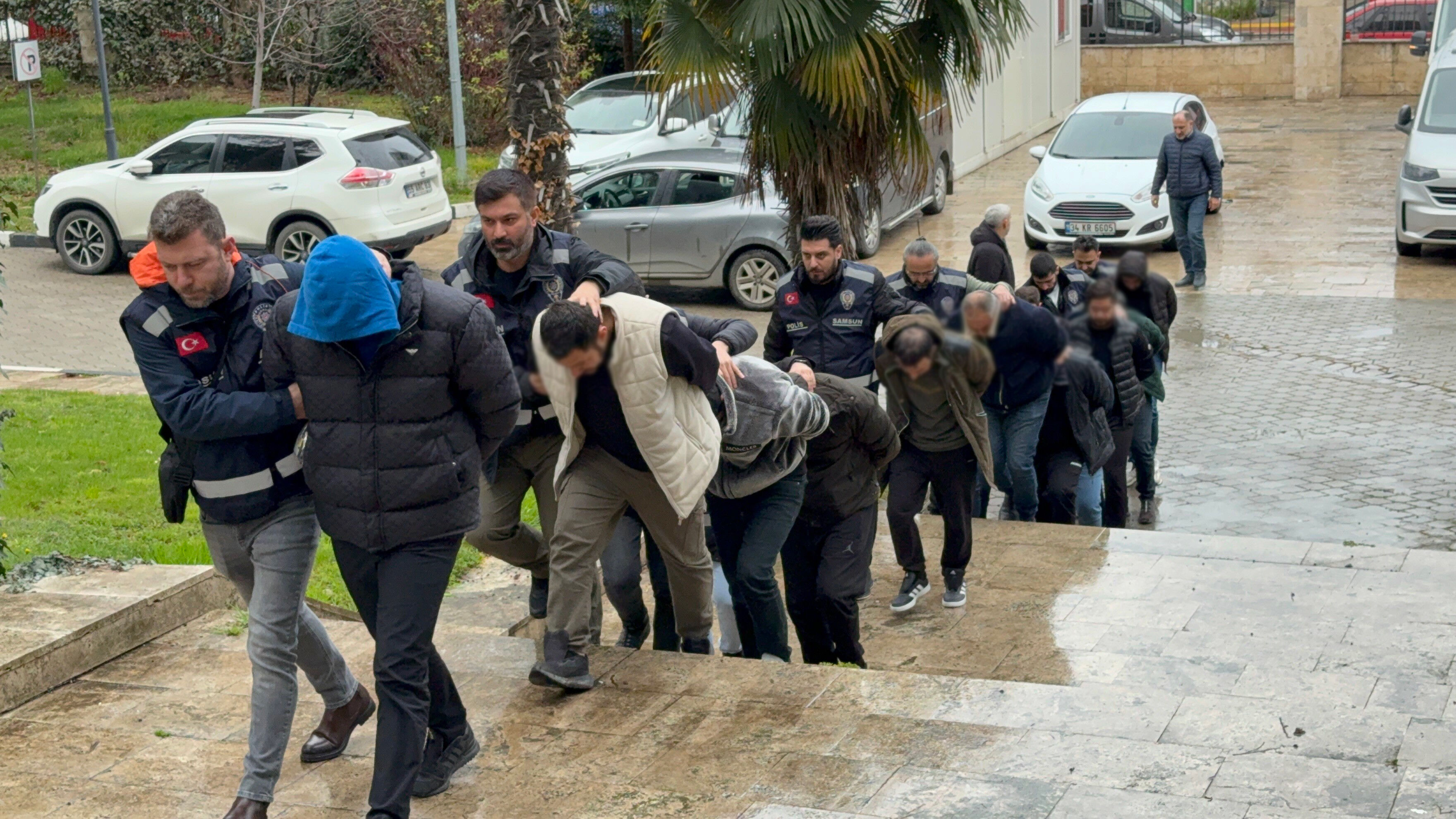 Samsun merkezli "Satır 2" operasyonu! Adliyeye sevk edildiler
