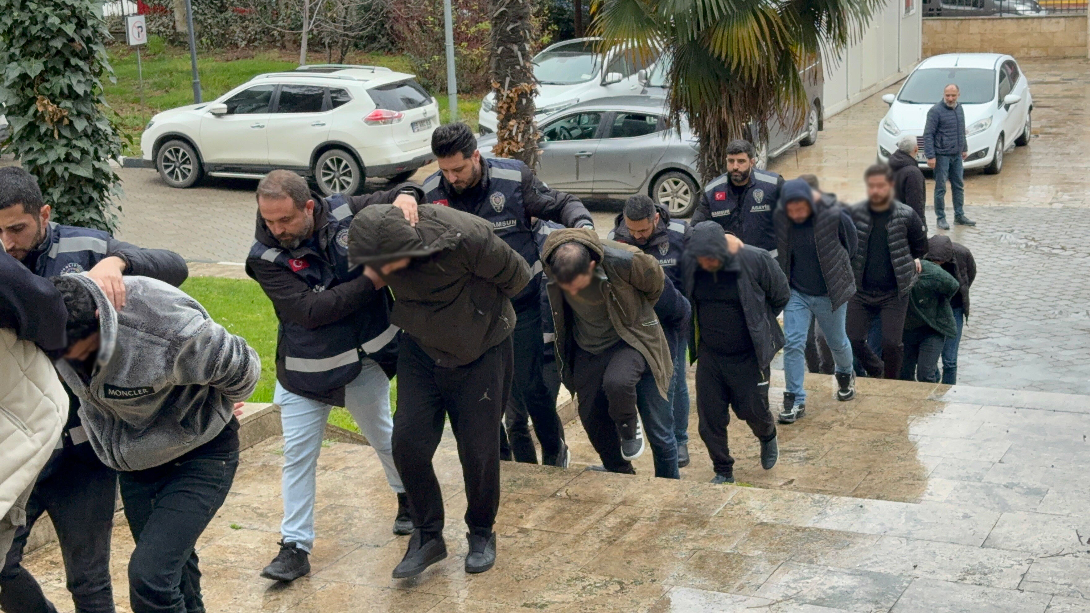 Samsun merkezli "Satır 2" operasyonu! Adliyeye sevk edildiler