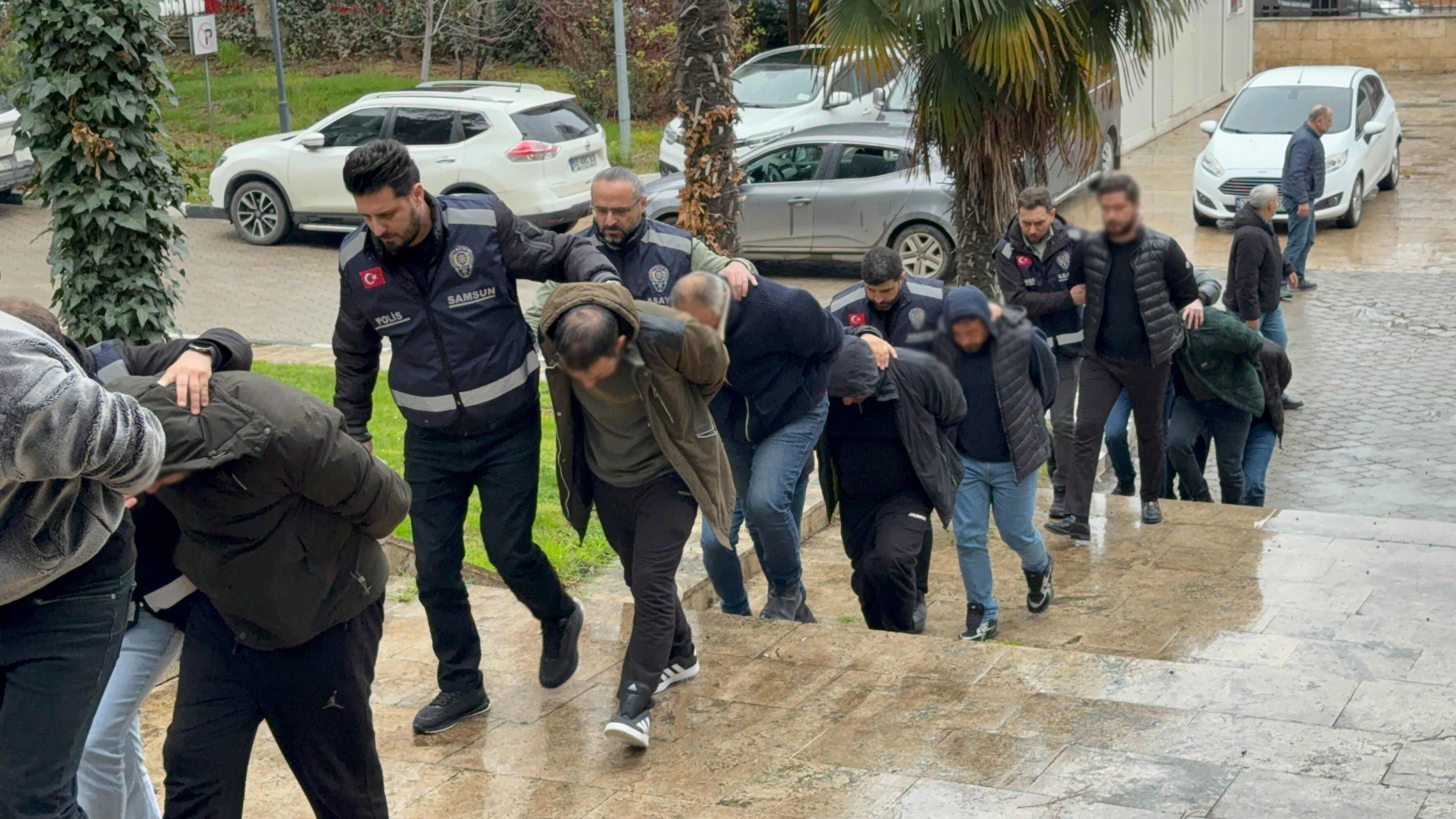 Samsun merkezli "Satır 2" operasyonu! Adliyeye sevk edildiler