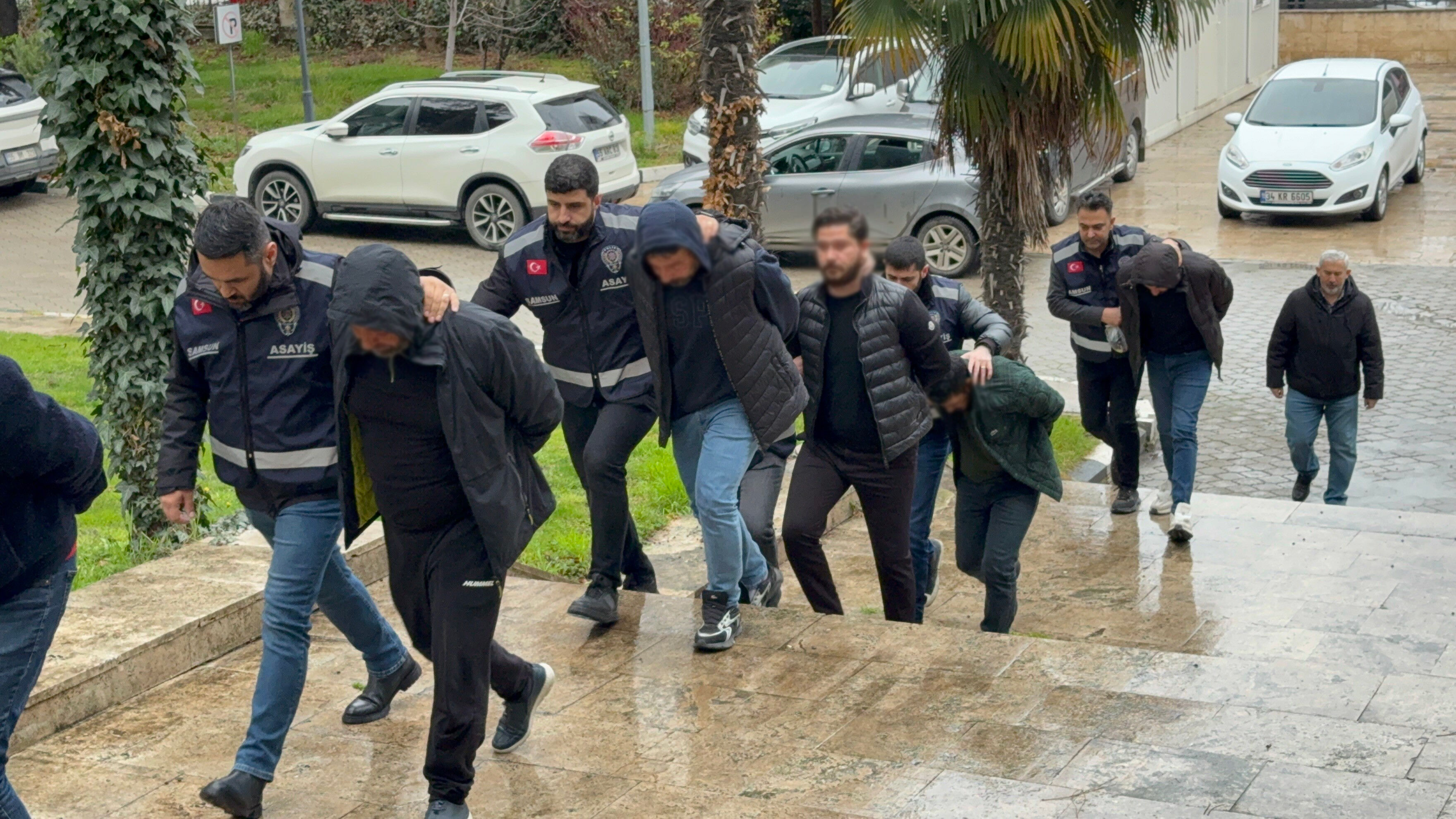 Samsun merkezli "Satır 2" operasyonu! Adliyeye sevk edildiler