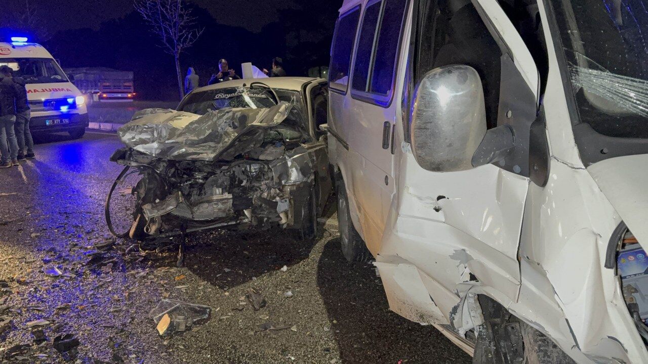 Samsun Tekkeköy'de zincirleme kaza! 6 yaralı