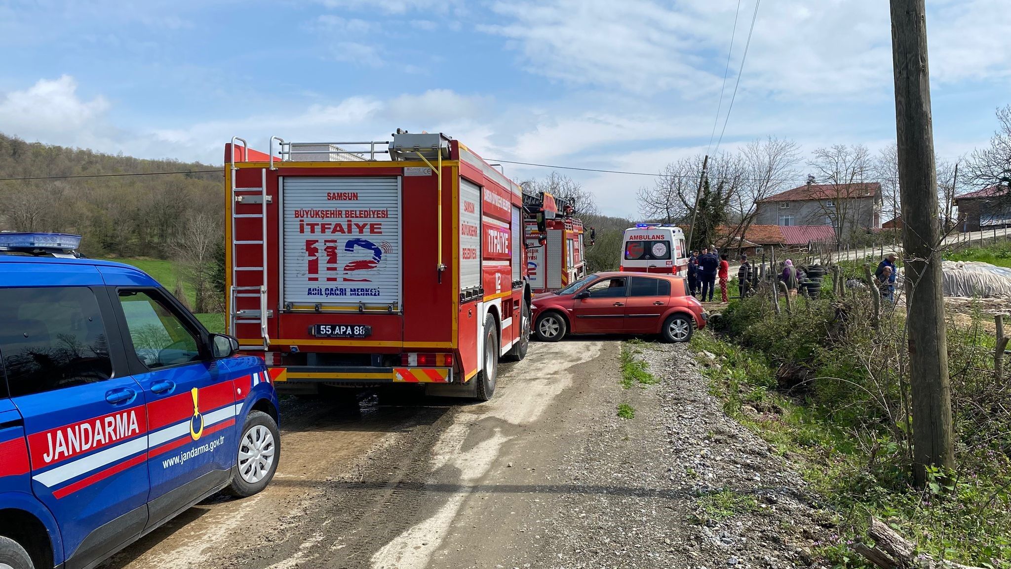 samsun haber. Samsun'da ağaç keserken canından oluyordu!
