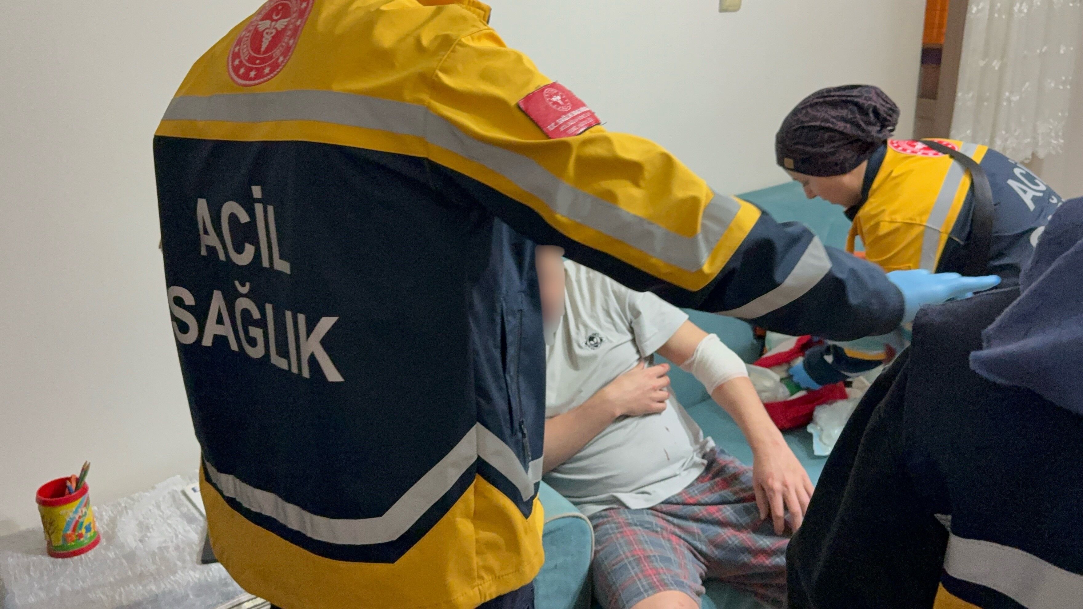 samsun haber: Samsun'da baltalı komşu kavgası!