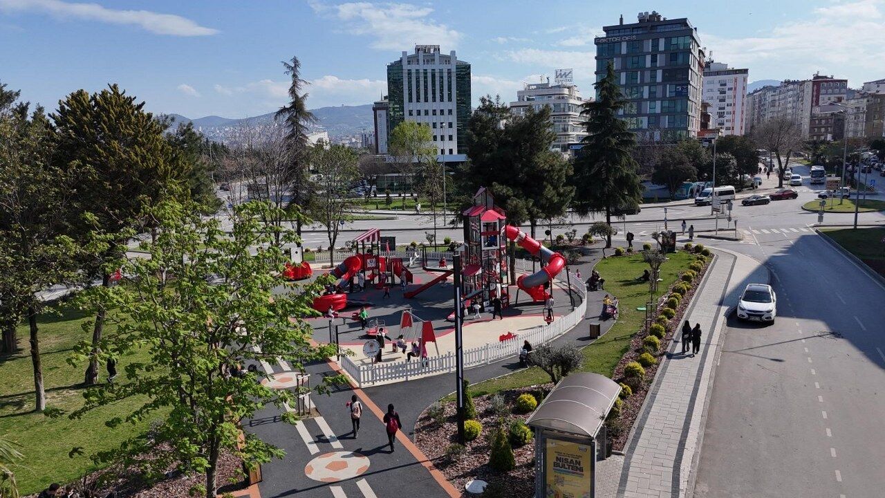 Samsun Gençlik Parkı ve kavşak yenilendi