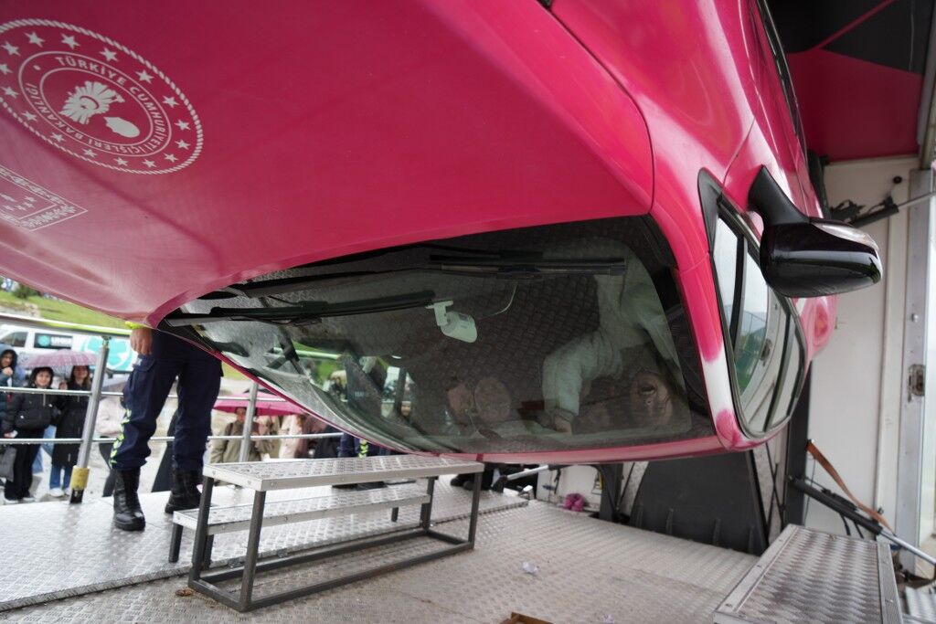 Samsun'da üniversite öğrencilerinden simülasyon aracına yoğun ilgi