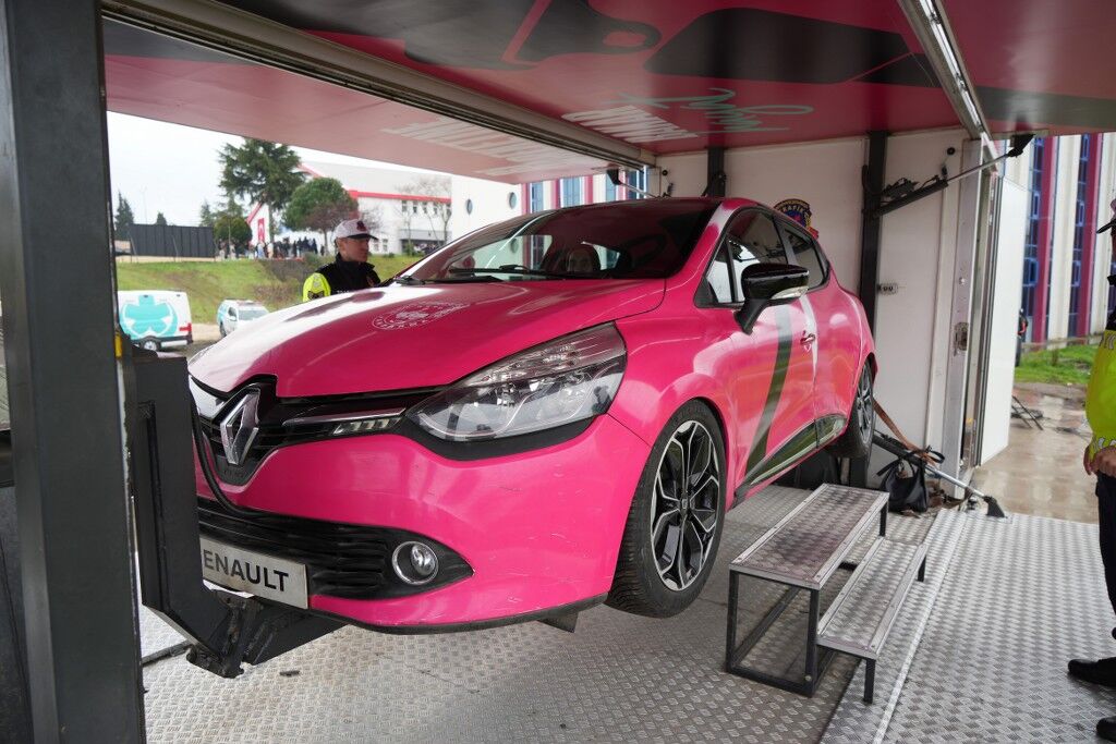 Samsun'da üniversite öğrencilerinden simülasyon aracına yoğun ilgi