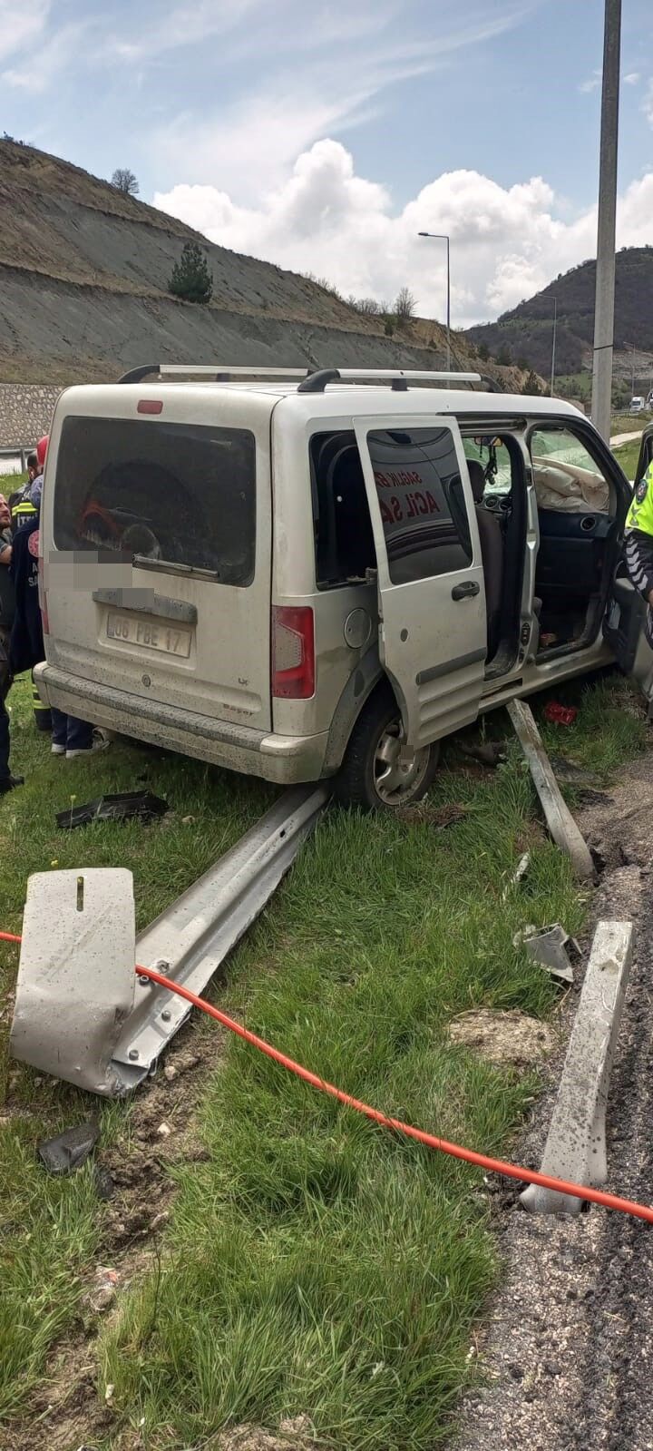 Samsun istikametinde kaza! Yaralılar var