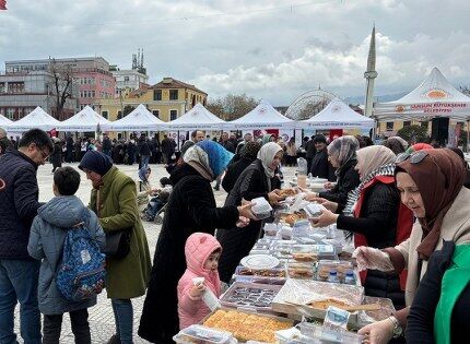 samsun haber: Vicdan nöbeti Samsun’da! Gazze için umut oldular