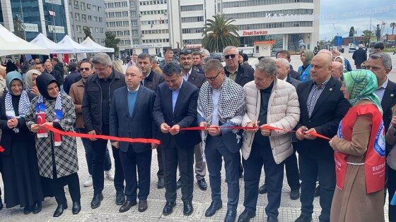 samsun haber: Vicdan nöbeti Samsun’da! Gazze için umut oldular