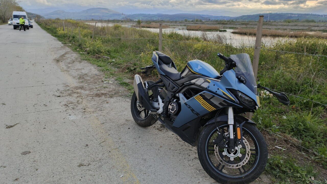 Samsun'da sollama yaparken kaza yaptı: 15 metre sürüklendi!