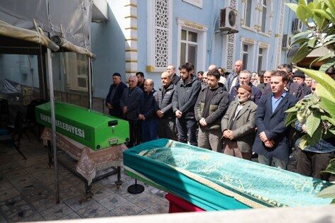 samsun haber: Samsun'da acı olay! Nazım Ocak ve Nazife Bircan kardeşler yan yana defnedildi