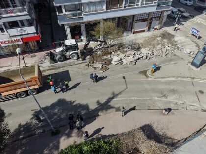 Samsun Çiftlik Caddesi'nde çalışmalar başladı! 