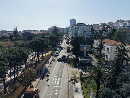 Samsun Çiftlik Caddesi'nde çalışmalar başladı! 