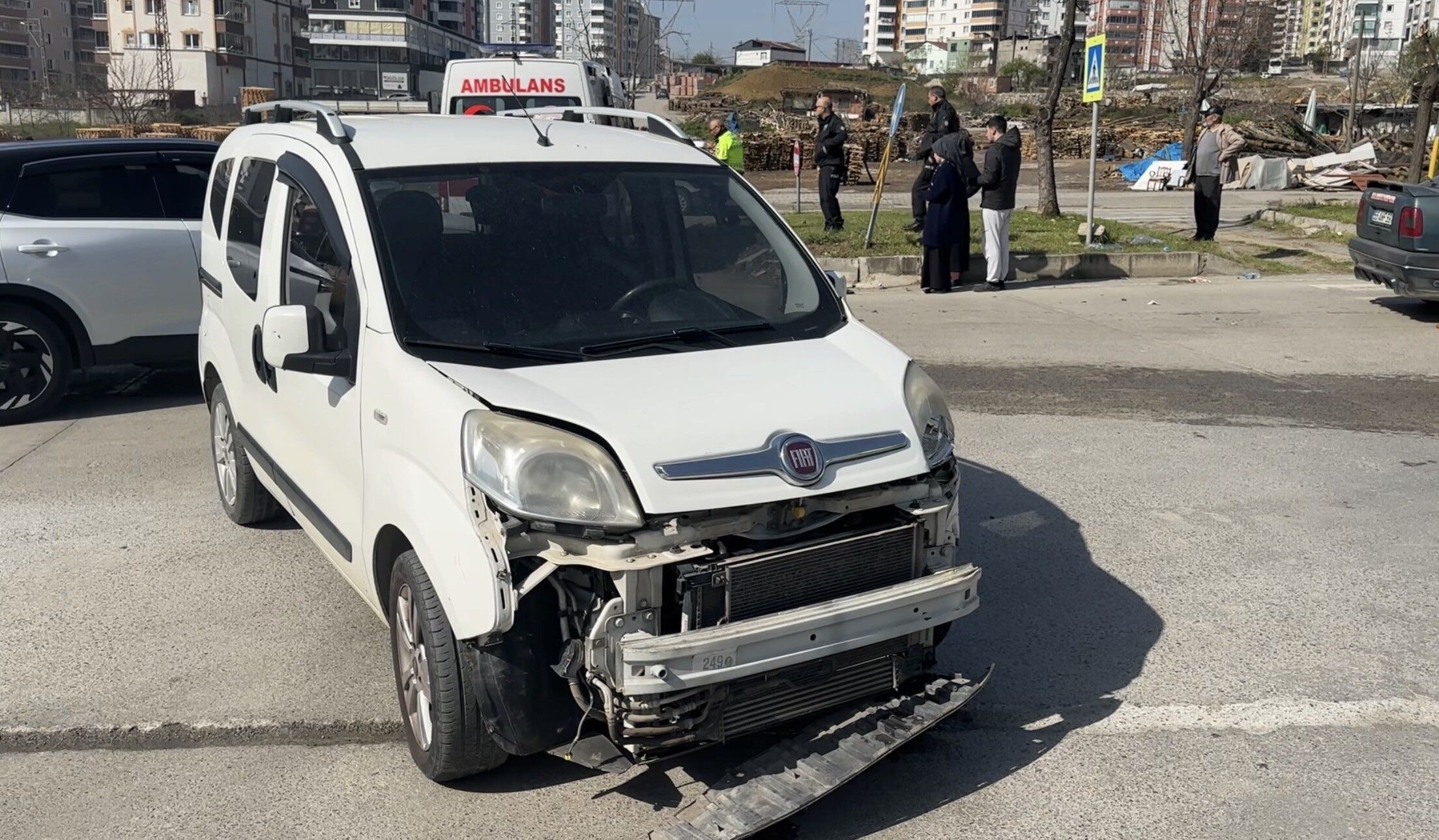 Samsun’da kavşakta korkutan kaza!