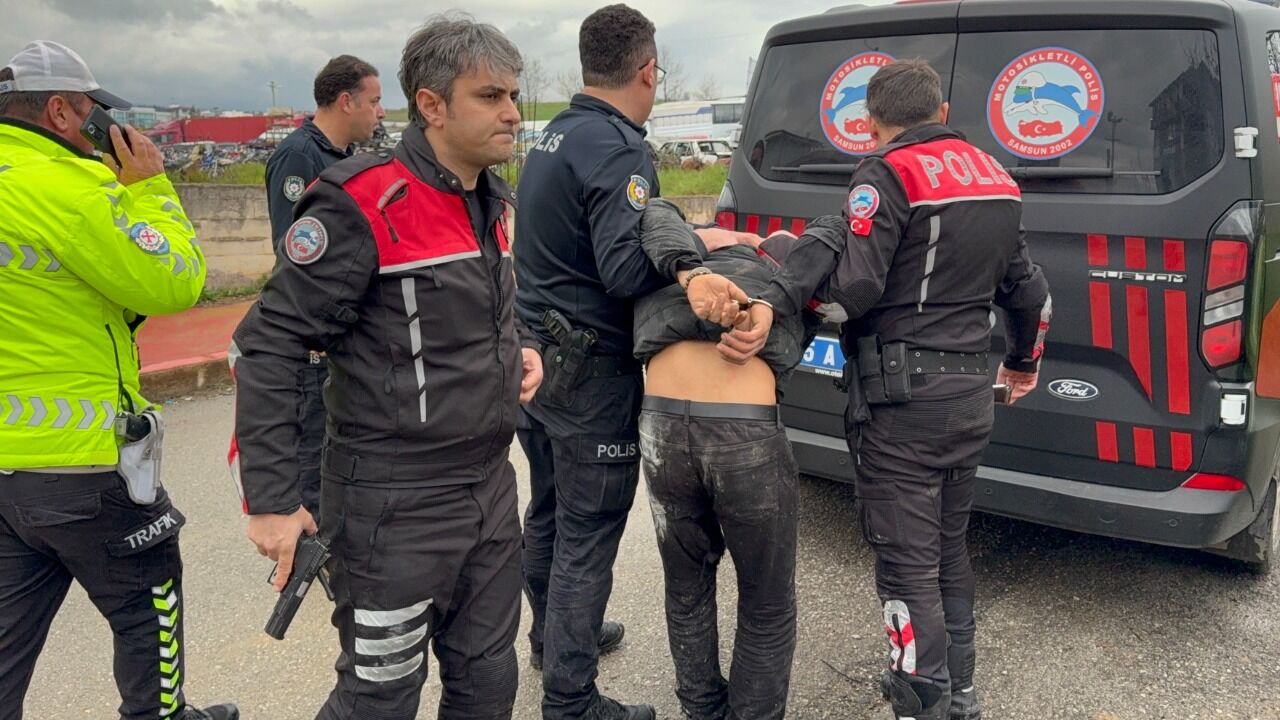 Samsun’da nefes kesen kovalamaca! Kaçış planı böyle bitti