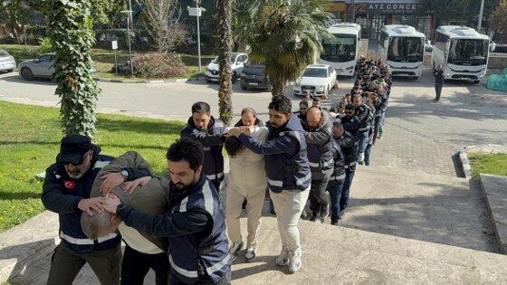 samsun haber: Samsun merkezli operasyon! Suç örgütüne şafak baskını 