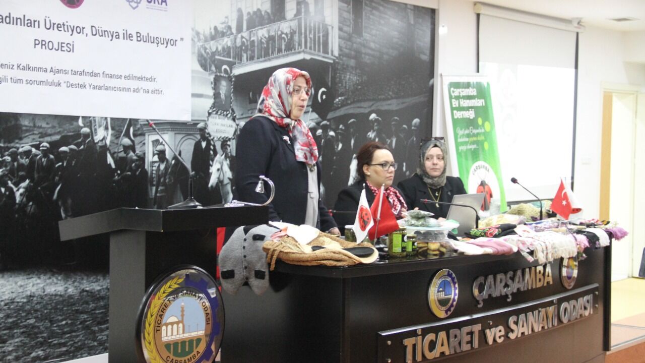 Çarşambalı kadınlar üretimle dünyaya açılıyor