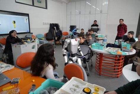 samsun haber: CANİKMAN ile başladı! Sınıfta ilginç görüntü 